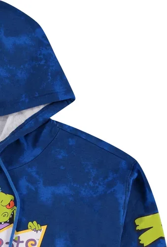 Vista 4 de Nickelodeon Rugrats Reptar - Sudadera con capucha para hombre, Rugrats Reptar Tommy and Chuckie Allover
