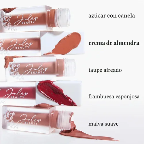 Vista 8 de Julep It's Whipped Matte Lip Mousse - Airy Taupe - Lápiz labial líquido de larga duración - Acabado aterciopelado que no se seca - Manteca de karité