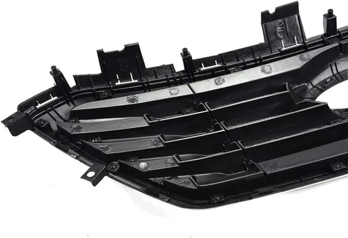 Vista 6 de CHEDA Parrilla delantera, compatible con Hyundai Sonata 2015 2016, montaje de rejilla superior con moldura cromada Hyundai Sonata, Asamblea