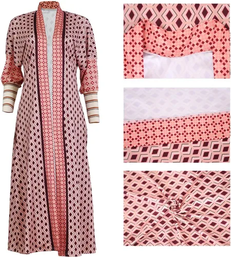 Vista 5 de Cárdigan largo para mujer, chaqueta ligera de frente abierto, ropa de abrigo