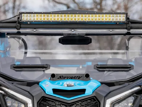 Vista 7 de SuperATV Barra de luz combinada LED recta de 30 pulgadas para Polaris RZR 800/900 / 1000 / XP Turbo - Incluye interruptor basculante y arnés