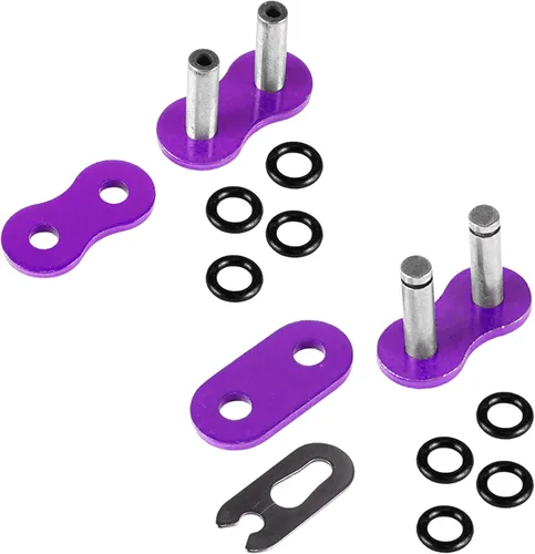 Vista 5 de Caltric Cadena de transmisión de anillo tórico de color morado compatible con Suzuki Dl-1000 Dl1000 V-Strom 1000 2002-2008