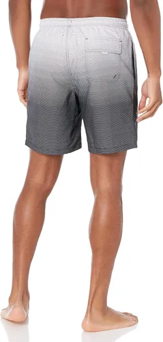 Vista 2 de Calvin Klein Men's Standard Uv Protected Two Tone Logo Swim Trunk