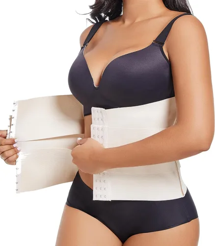 Vista 3 de VENDAU Entrenador de cintura para mujer, faja moldeadora de cintura para el vientre inferior, faja moldeadora de cintura, corsé de control