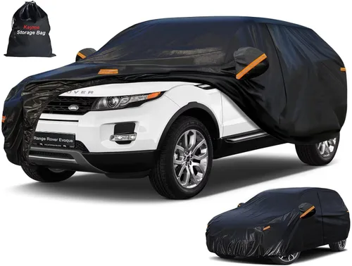Vista 109 de Kayme Cubierta de auto SUV de 7 capas ajuste personalizado para BMW X1 (2009-2025), impermeable, para todo tipo de clima, para automóviles, cubierta