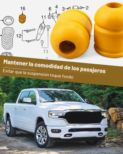 Vista 4 de ANODZU Parachoques Traseros Compatibles con Dodge RAM 1500 2009-2020, Par de Brazos de Suspensión de Control de Rebote, Reemplaza 52855788AB