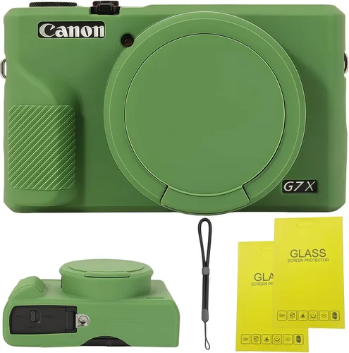 Vista 13 de Funda para cámara digital Canon Powershot G7 X Mark III, funda de silicona suave para cámara réflex digital Canon Powershot G7X Mark III, viene