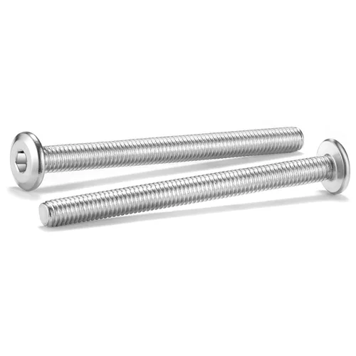 Vista 29 de 20 tornillos hexagonales de cabeza plana M5 x 0.236 in, acero inoxidable 304 18-8, rosca completa (con llave hexagonal)