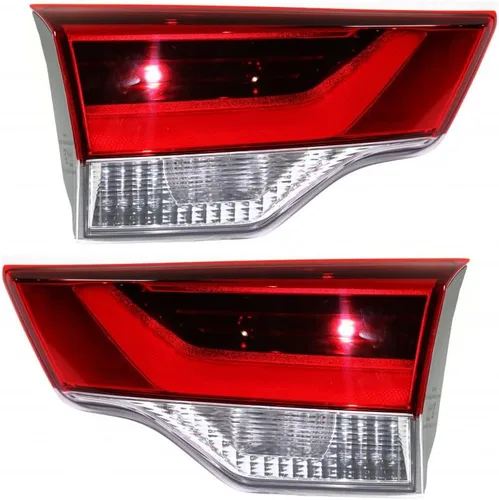 Vista 5 de Conjunto de luz trasera para Toyota Highlander 2017 2018 2019 lado del conductor Interior Híbrido Lente transparente LED Para TO2802139