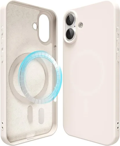 Vista 136 de oakxco Funda de silicona para iPhone 12 Pro Max, magnética, compatible con carga inalámbrica Magsafe, cubierta protectora de goma suave y delgada