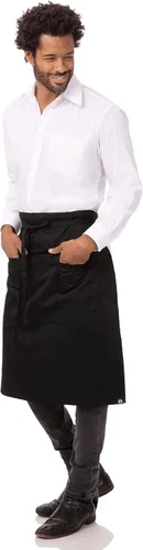 Vista 2 de Chef Works Delantal de camarero reversible unisex con bolsillos
