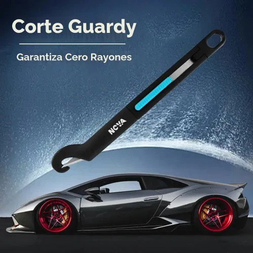 Vista 2 de Nova Corte de protección retráctil, cuchillo cortador de vinilo para envolver automóviles, herramienta de corte de seguridad automotriz de precisión