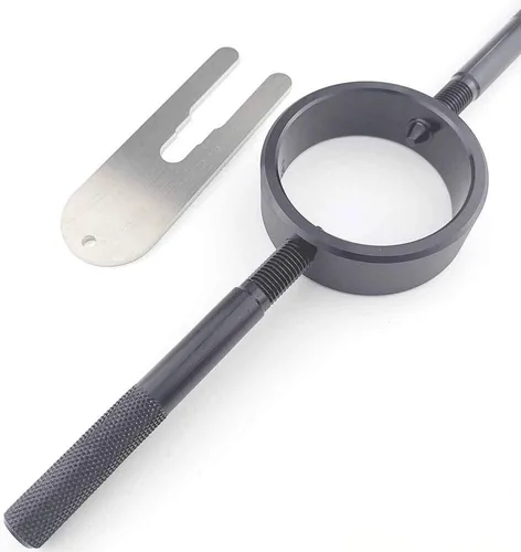 Vista 6 de Kit de herramientas de compresor de resorte de horquilla universal para motocicleta, funciona con la mayoría de horquillas invertidas (USD)