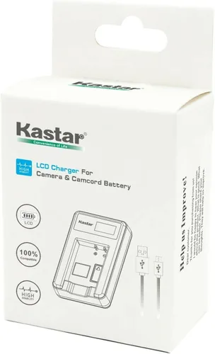Vista 5 de Kastar Cargador de batería USB triple LCD compatible con Canon NB-6L NB-6LH, Canon PowerShot SX260 HS, PowerShot SX270 HS, PowerShot SX280 HS
