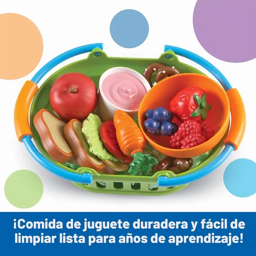 Vista 3 de Learning Resources New Sprouts - Cesta de alimentos saludables