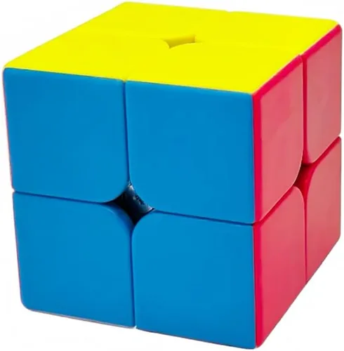 Vista 5 de Willking Moyu Meilong - Cubo de velocidad de 2 x 2, rompecabezas sin calcomanías, cubo mágico de 2 x 2 x 2