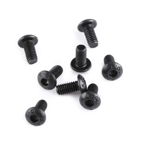 Vista 2 de Tornillo de cabeza plana, 180 tornillos de cabeza de botón plano M3 hexagonal y arandelas M3/M4 Kit surtido de tornillos de tuerca hexagonal