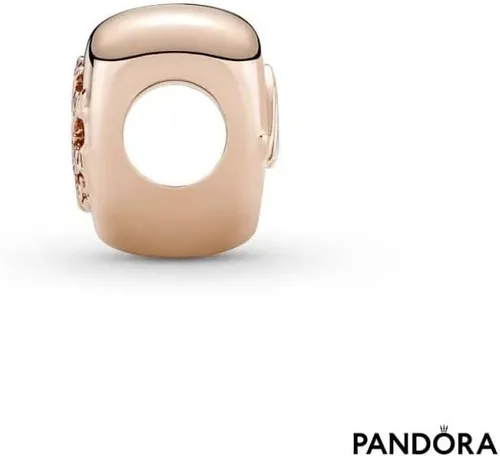 Vista 3 de PANDORA Abalorio de corazón de agradecimiento mamá, No es una piedra preciosa