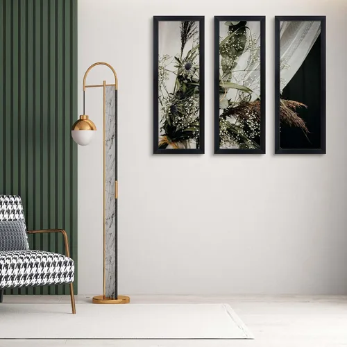 Vista 7 de Golden State Art, Marco de fotos de 8 x 24 pulgadas, madera maciza negra con vidrio templado, marco de 8 x 24 pulgadas para pared de galería