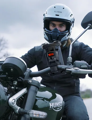 Vista 6 de Grefay Soporte universal para teléfono de bicicleta, soporte universal para teléfono de motocicleta con rotación de 360 grados para teléfonos