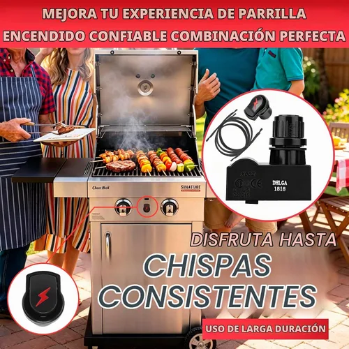 Vista 7 de Kit de encendido electrónico de 2 salidas para Char-Broil G511-0055-W1 2