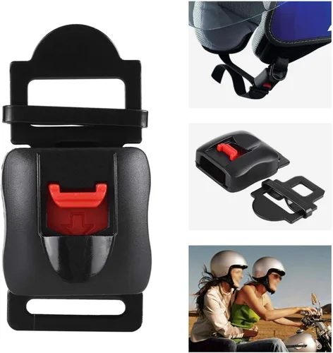 Vista 5 de Clip de velocidad para casco de motocicleta, 5 piezas de clip de velocidad para casco de motocicleta, hebilla de correa de barbilla, hebilla