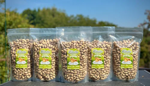 Vista 4 de Tastachios Wood Fire Roasted Pistachios - Bolsa de 2 libras, sabor original, sin gluten, proteína a base de plantas, sin OMG, apta para dieta