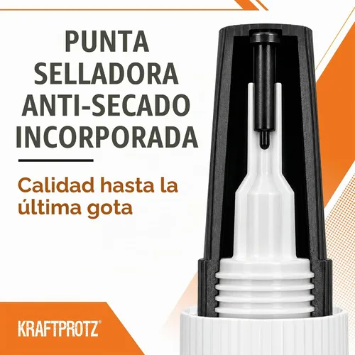 Vista 4 de Pegamento líquido de impresión 3D Super Glue 1.75 oz - PLA ABS PETG TPU