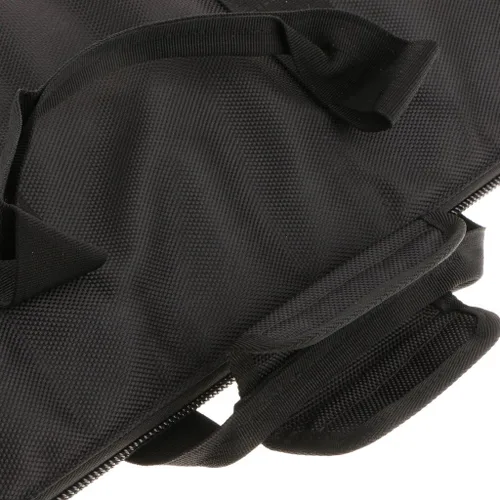 Vista 2 de pistro Bolsa de transporte acolchada para trípode fotográfico de 24 pulgadas con correa ajustable, funda resistente para soportes de luz, soportes