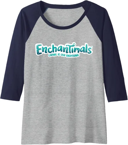 Vista 3 de Enchantimals Logo Raglan - Camiseta de béisbol