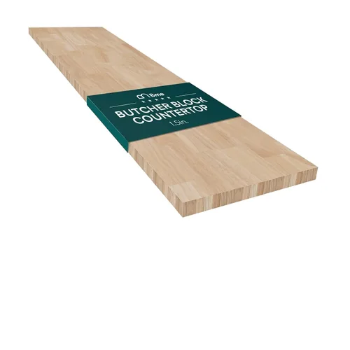 Vista 14 de Bme Hevea Encimera de Bloque de Carnicero de Madera Maciza, Superficie de Mesa de Bloque de Carnicero Sin Terminar para Bricolaje Lavadora