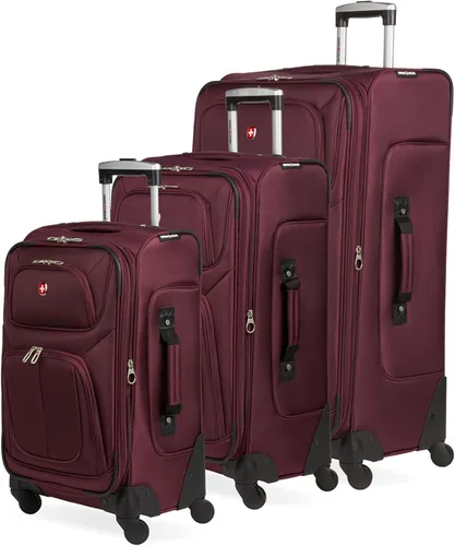 Vista 151 de SwissGear - Equipaje suave expandible Sion con ruedas, Negro