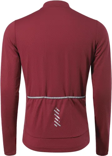 Vista 2 de BERGRISAR Camiseta de ciclismo de manga larga para hombre, camiseta de ciclismo de carretera para primavera, otoño, ciclismo, montaña, MTB