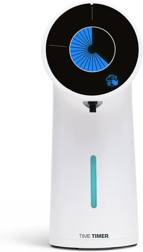 Vista 2 de Time Timer Lavar con dispensador de jabón: dispensador de jabón automático manos libres con pantalla de cuenta regresiva visual de 30 segundos
