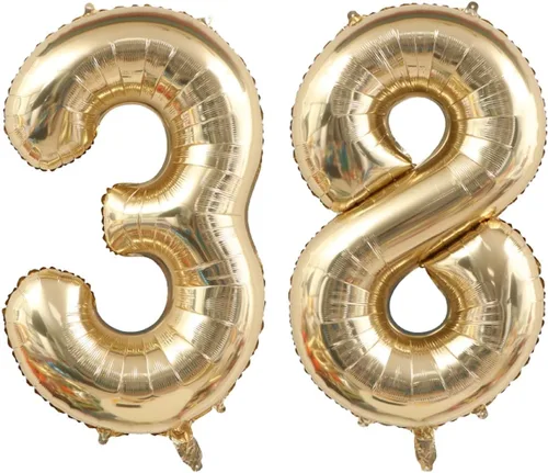 Vista 42 de Globo dorado claro con el número 0 de aluminio de 40 pulgadas, color oro champán, globo de helio 0 Mylar Oro claro 0