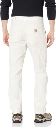 Vista 2 de Carhartt Jeans robustos y flexibles para hombre, ajuste relajado, pesados, de doble parte delantera