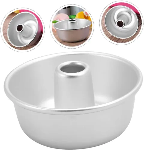 Vista 5 de Molde de donas para hornear, molde de donas de aleación de aluminio, molde para pasteles, molde para pasteles, panadería, herramientas para hornear