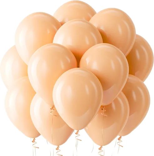Vista 91 de Bezente Globos Naranjas de Látex para Fiestas - Paquete de 150 Globos de Helio Naranjas Mate Pequeños de 5 Pulgadas para Decoraciones de Fiestas