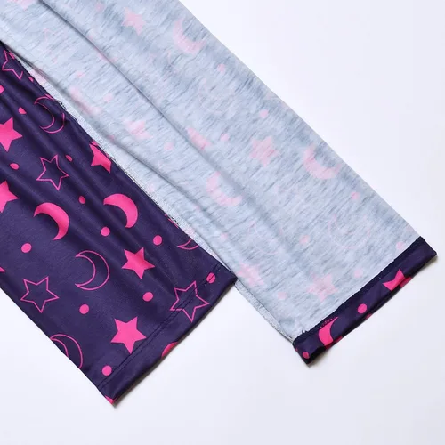 Vista 40 de QPANCY Conjunto de pijamas a juego para niñas y muñecas, pijamas de manga larga para otoño e invierno
