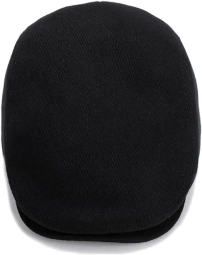 Vista 5 de Sombrero de Newsboy para hombre con orejeras plana Ivy Cap Cabbie Driving Winter Hat