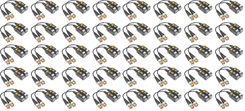 Vista 7 de 20 pares de conectores pasivos de video balun BNC para AHD/TVI/CVBS hasta 8MP 8MP