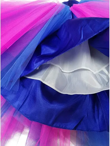 Vista 8 de OBBUE - Falda corta para mujer diseño de burbujas
