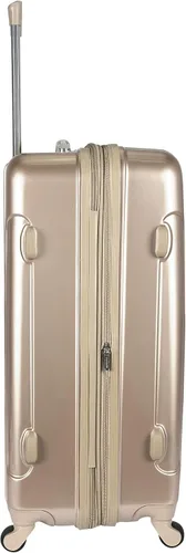 Vista 4 de Kensie Alma - Equipaje rígido con ruedas giratorias para mujer, Oro pálido), T-57903-PG