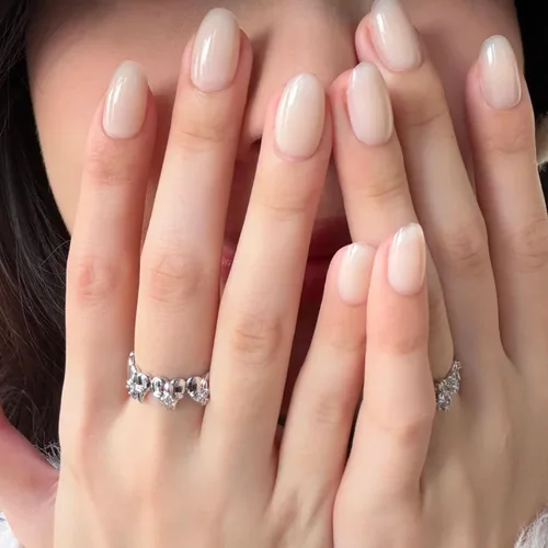 Vista 9 de COSMOO Esmalte de uñas Jelly White, 0.4 fl oz, esmalte de uñas transparente blanco transparente de secado rápido para esmalte de uñas, 0.41 onzas