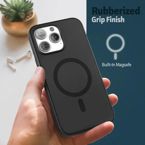 Vista 3 de ENCASED MAG - Juego de billeteras, diseñada para iPhone 15 Pro Max, funda con tarjetero (compatible con MagSafe) - (V2 botones precisos revisados)