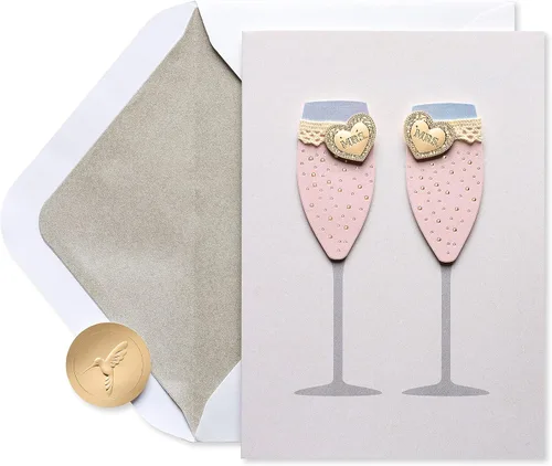 Vista 6 de Papyrus Tarjeta de boda LGBTQIA+ para novias (felices para siempre)