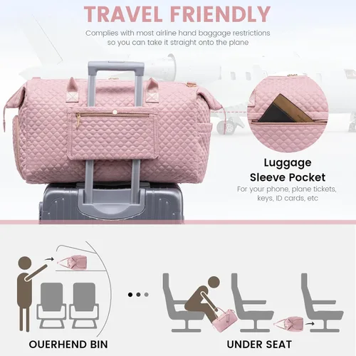 Vista 4 de LOVEVOOK Bolsa Weekender para mujer
