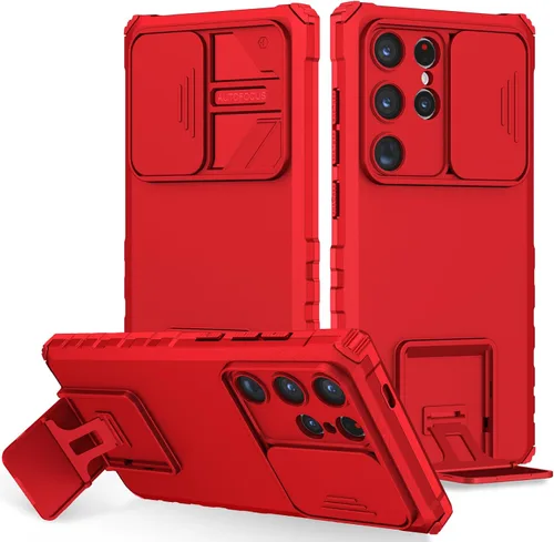Vista 144 de Funda compatible con Samsung Galaxy M13 5G/A04 Dimensional Soporte Ventana Corredera Teléfono Móvil Funda Protectora a Prueba de Golpes para Samsung