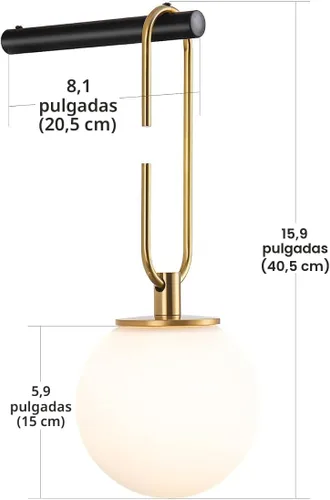 Vista 6 de Juego de 2 apliques de pared que funcionan con pilas, regulables, funciona con pilas con control remoto, lámpara de pared interior sin cableado