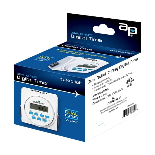 Vista 5 de Autopilot - Controlador de temporizador de luz programable digital de 7 días, 2